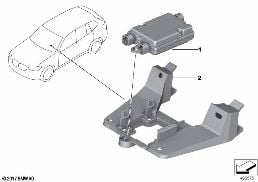 USB HUB diagram for BMW X3 G01 20i