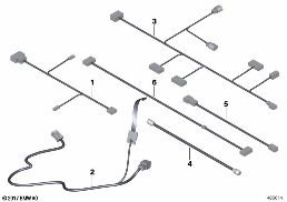 Kabelový svazek/dodatečná výbava diagram for BMW Rolls-Royce Phantom RR1 Phantom