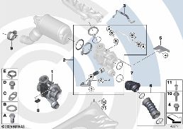 EXHAUST TURBO.AND VALUE LINE INSTALL.KIT