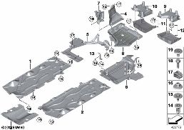 UNDERFLOOR COATING diagram for BMW 2 Series F45 Active Tourer LCI 216d