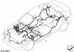 MAIN WIRING HARNESS diagram for BMW 2 Series F22 LCI 220i