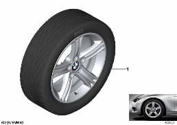 BMW LA WHEEL STAR SPOKE 393 - 17'' diagram for BMW 3 Series F31 LCI 320d ed