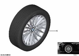 BMW LA WHEEL MULTI-SPOKE 414 - 17'' diagram for BMW 3 Series F31 LCI 320d ed