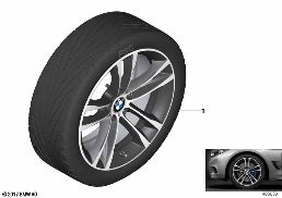 BMW ruota LL M doppia razza 598M - 19