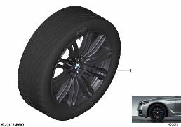 BMW LA WHEEL M DOUBLE SPOKE 664M- 19