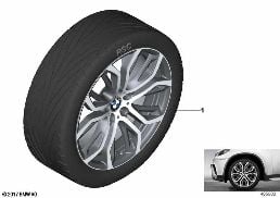 BMW PERF. LA WHEEL Y-SPOKE 375 - 21