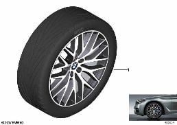 BMW LM WHEEL CROSS-SPOKE 636 - 20