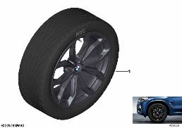 BMW 輕質鋁合金輪輞 Y 型輪幅 695 - 20