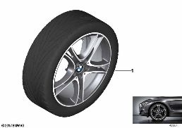 BMW LA WHEEL DOUBLE SPOKE 361 - 18'' diagram for BMW 2 Series F45 Active Tourer LCI 218dX