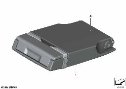 INDIVIDUAL ARMREST, LEATHER, REAR diagram for BMW 5 Series G30 530dX