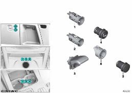 CIGARETTE LIGHTER / SOCKETS diagram for BMW X3 G08 30iX