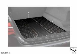 CARGO AREA FITTED FLOOR MAT EXCLUSIVE diagram for BMW 7 Series G12 740LdX