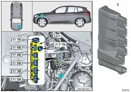 INTEGRATED SUPPLY MODULE Z11 diagram for BMW X3 G08 30iX