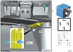 1 Relais borne 30B Z44_1 diagram for BMW Rolls-Royce Cullinan RR31 Cullinan