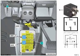 Relais borne 30B Z43 diagram for BMW Rolls-Royce Cullinan RR31 Cullinan