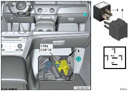 Relais chauf.pos.rep.essuie-gl.K18 diagram for BMW Rolls-Royce Cullinan RR31 Cullinan