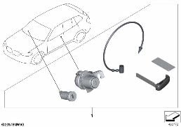 MASTER KEY LOCKING / KEY diagram for BMW 3 Series G20 Sedan 330d