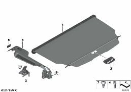 Roleta kombi diagram for BMW 5 Series G31 Touring 530d