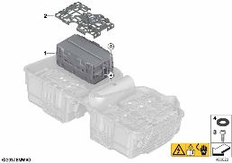HIGH-VOLTAGE BATTERY MODULE diagram for BMW 5 Series G38 530Le