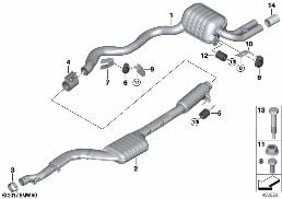 EXHAUST SYSTEM, REAR