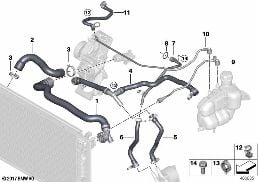 COOLING SYSTEM COOLANT HOSES