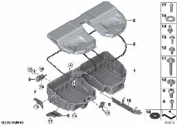 HIGH-VOLTAGE BATTERY HOUSING diagram for BMW 5 Series G38 530Le