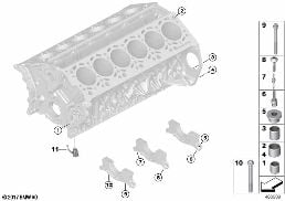 ENGINE BLOCK MOUNTING PARTS