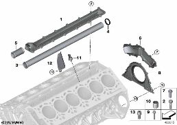 Blocco cilindri/pezzi montabili diagram for BMW Rolls-Royce Phantom RR11 Phantom