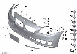 TRIM COVER, FRONT
