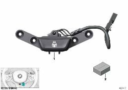 STEERING WHEEL HEATING PUSHBUTTON diagram for BMW X4 M F98 X4 M