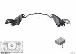 M MULTIFUNCTION BUTTON diagram for BMW X4 M F98 X4 M