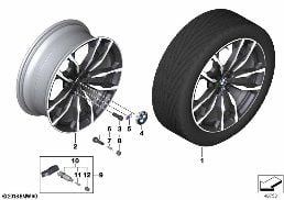 BMW LIGHT-ALL.WH.DOUBLE SPOKE 787M - 20