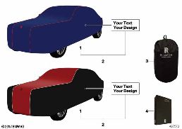 Telo copriauto da interno, su misura diagram for BMW Rolls-Royce Phantom RR11 Phantom