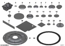 SEALING CAP/PLUG diagram for BMW 5 Series G30 LCI 530d