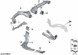 AIR CHANNEL diagram for BMW X3 G01 20i