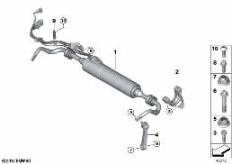 REAR STABILIZER BAR/DYNAMIC DRIVE diagram for BMW 7 Series G12 740i