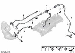 FUEL TANK BREATHER VALVE diagram for BMW 3 Series G20 Sedan 330eX