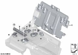 Parete di separ. portabag. diagram for BMW Rolls-Royce Phantom RR11 Phantom
