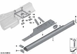 Gruppo pianale diagram for BMW Rolls-Royce Phantom RR11 Phantom