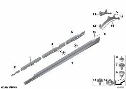 M COVER FOR ROCKER PANEL / WHEEL ARCH