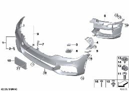 M TRIM, FRONT
