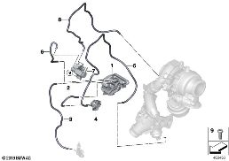 VACUUM CONTROL-AGR diagram for BMW 3 Series G20 Sedan 320dX