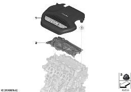 ENGINE ACOUSTICS diagram for BMW X1 F48 LCI 20d