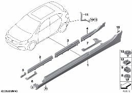 COVER DOOR SILL / WHEEL ARCH