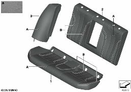 INDIVIDUAL BASE SEAT, REAR