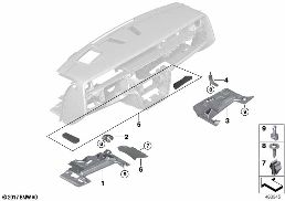 Garniture de bas d'habitacle diagram for BMW Rolls-Royce Phantom RR11 Phantom