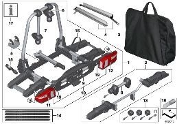 REAR BICYCLE CARRIER 'PRO 2.0'