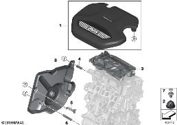 ENGINE ACOUSTICS diagram for BMW 2 Series F45 Active Tourer LCI 216d