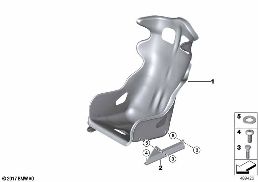 SEPARATE COMPONENTS TAXI SEAT