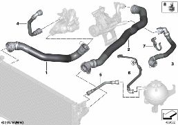 COOLING SYSTEM COOLANT HOSES